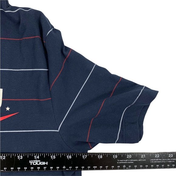 VTG Style Dream Team USA Nike Soccer All Over Print Stripe T-Shirt Men S - Picture 5 of 9